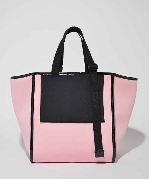 SOLPRESA（ソルプレーサ）の「ボンディングトートバッグ（トートバッグ・レディース・ベージュ/グレー/ピンク/ブラック・ONE SIZE）」の5枚目の写真