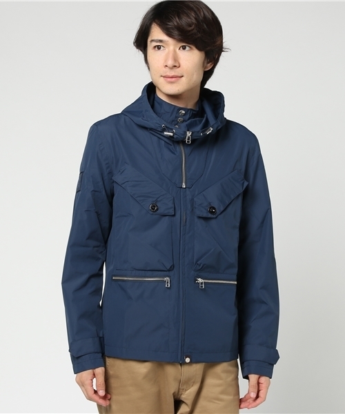 PRETTY GREEN / プリティグリーン フーデッドパーカ NAVY 1