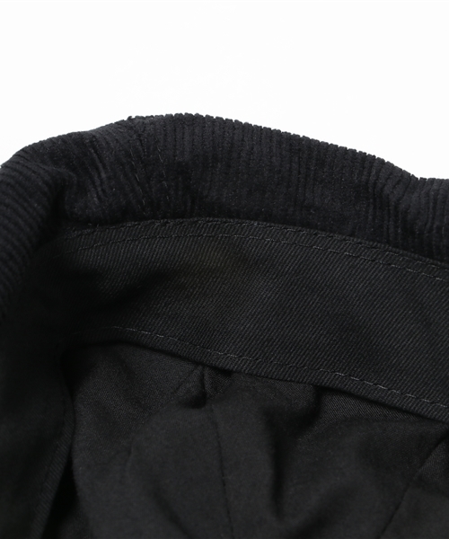 earth music&ecology（アースミュージックアンドエコロジー）の「コーデュロイベレー（ハンチング/ベレー帽・レディース・ダークベージュ/ブラック・FREE）」の7枚目の写真