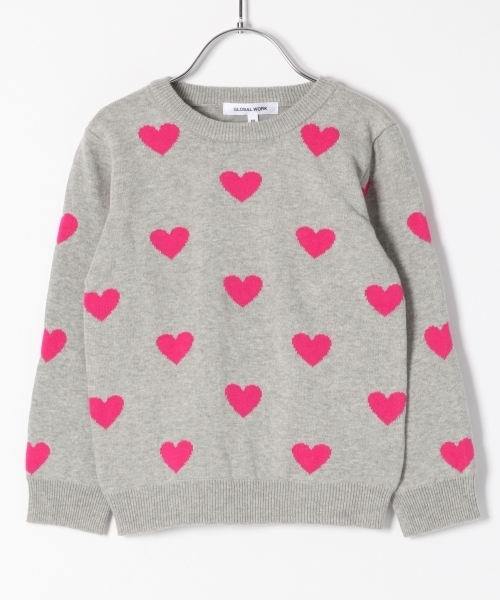 GLOBAL WORK（グローバルワーク）の「【キッズ】ガラクルーニットプルオーバー長袖17/763278（ニット/セーター・キッズ・ホワイト/ネイビー/イエロー/グレー/ホワイト系その他/ダークブルー/ダークグレー/ホワイト系その他3・LARGE/X-LARGE/XX-LARGE/SMALL/MEDIUM）」の5枚目の写真