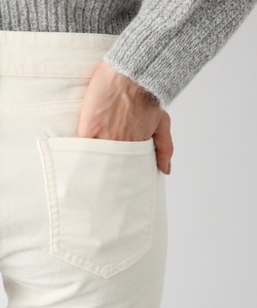 LEPSIM（レプシィム）の「21Wコーデュロイスリムパンツ　762212（その他パンツ・レディース・グリーン/アイボリー/チャコールグレー/ベージュ・LARGE/MEDIUM/SMALL）」の18枚目の写真