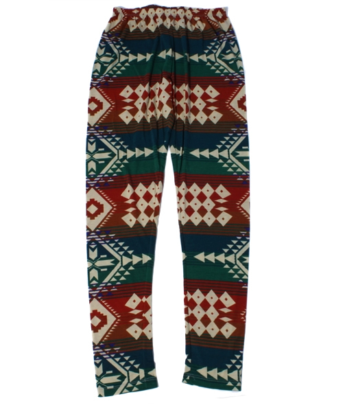 BEAMS(ビームス)の「Healthknit / ネイティブ柄レギンス(その他アンダーウェア/インナー・メンズ・オレンジ/オリーブ/ブルー・MEDIUM/LARGE)」の3枚目の写真