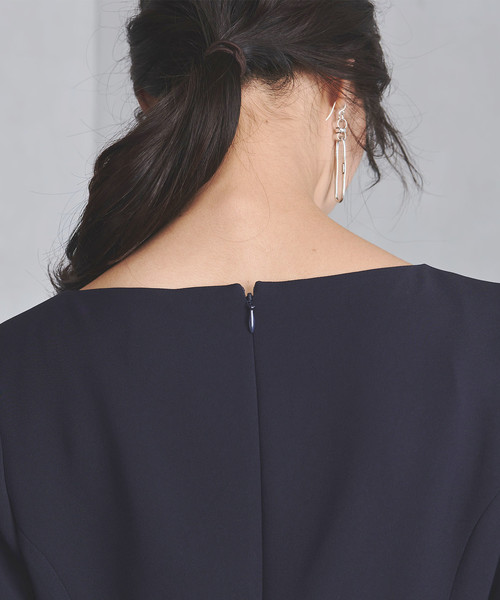 UNITED ARROWS トリアセテート　5分袖　ワンピース UNITED ARROWS（ユナイテッドアローズ）の「○UBCB