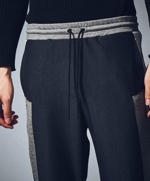 5351 POUR LES HOMMES(ゴーサンゴーイチプールオム)の「ハイテンション裏毛パンツ(その他パンツ・メンズ・ブルー/ブラック/ホワイト×ブラック・44/46/48)」の7枚目の写真
