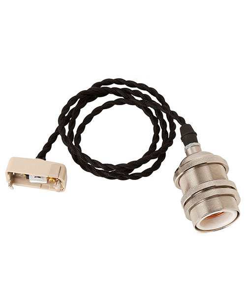 BRID（ブリッド）の「.［パーツ販売］ブリッド ジェネラル ソケット / BRID GENERAL SOCKET［BLACK TWIST_E26］（照明・レディース・シルバー/ゴールド/ホワイト/ブラック・FREE）」の3枚目の写真