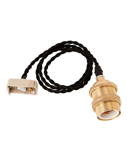 BRID（ブリッド）の「.［パーツ販売］ブリッド ジェネラル ソケット / BRID GENERAL SOCKET［BLACK TWIST_E26］（照明・レディース・シルバー/ゴールド/ホワイト/ブラック・FREE）」の4枚目の写真