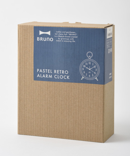 BRUNO（ブルーノ）の「パステルレトロアラームクロック（置時計・メンズ・ピンク/グリーン/アイボリー・ﾌﾘ-）」の11枚目の写真