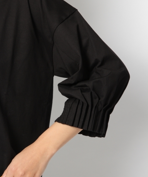 laboratory work（ラボラトリーワーク）の「タックシャーリングスリーブ（Tシャツ/カットソー・レディース・ホワイト/ブラック/杢グレー・MEDIUM）」の7枚目の写真