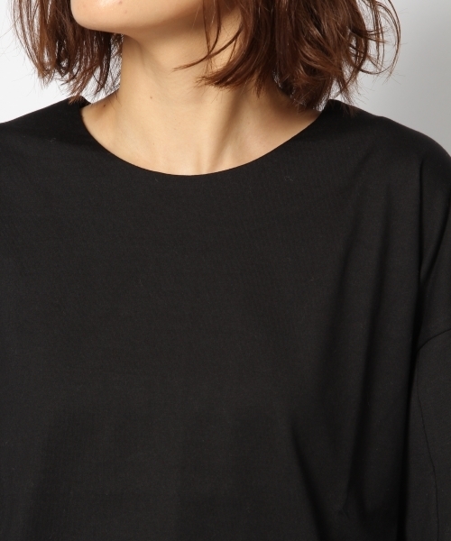 laboratory work（ラボラトリーワーク）の「タックシャーリングスリーブ（Tシャツ/カットソー・レディース・ホワイト/ブラック/杢グレー・MEDIUM）」の14枚目の写真