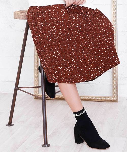 Bifrost（ビフレスト）の「プリーツスカート（スカート・レディース・ブラック/レッド/グリーン・FREE）」の3枚目の写真