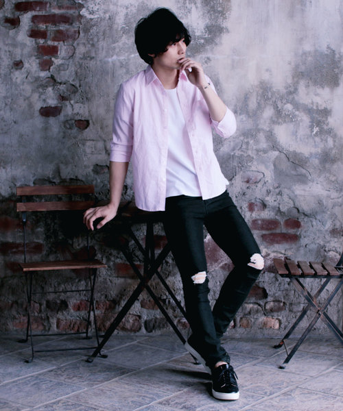 THE CASUAL（カジュアル）の「ストレッチダメージスキニーデニムパンツ（デニムパンツ・メンズ・ブラック系その他/ブラック/ライトグレー/ブルー系その他2/ブルー系その他/ワンウォッシュ・S/XL/L/M）」の12枚目の写真