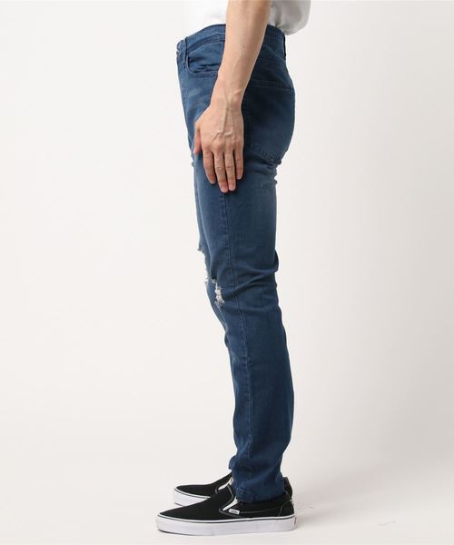 THE CASUAL（カジュアル）の「ストレッチダメージスキニーデニムパンツ（デニムパンツ・メンズ・ブラック系その他/ブラック/ライトグレー/ブルー系その他2/ブルー系その他/ワンウォッシュ・S/XL/L/M）」の19枚目の写真