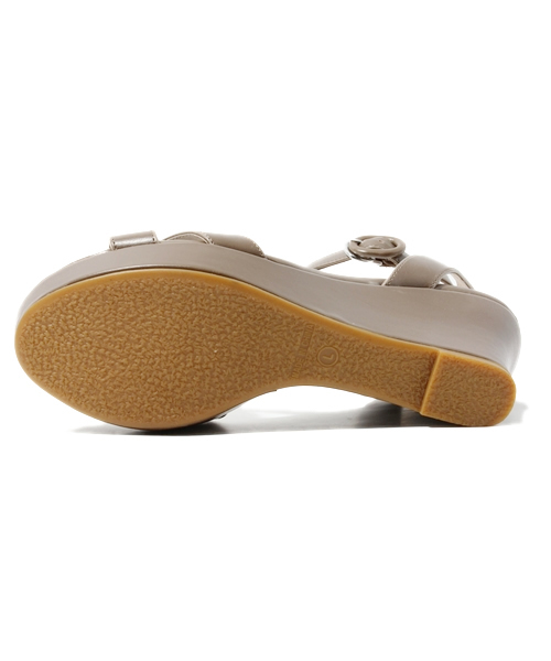 ORiental TRaffic（オリエンタルトラフィック）の「★クロスウエッジサンダル★3206（サンダル・レディース・ブラック/ベージュ/ブラウン・LL/LARGE/MEDIUM/SMALL）」の5枚目の写真