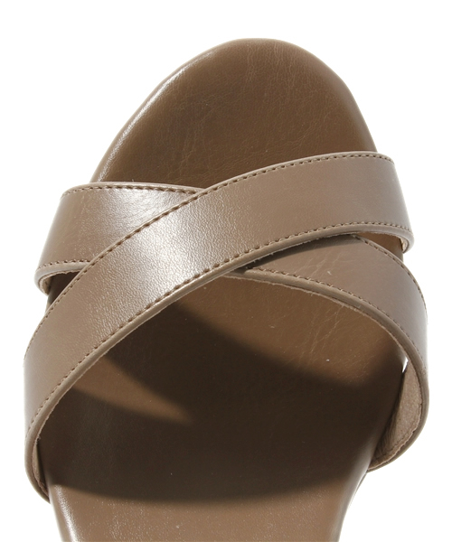 ORiental TRaffic（オリエンタルトラフィック）の「★クロスウエッジサンダル★3206（サンダル・レディース・ブラック/ベージュ/ブラウン・LL/LARGE/MEDIUM/SMALL）」の7枚目の写真