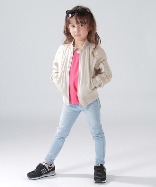 BAYFLOW（ベイフロー）の「BAYFLOW／[KIDS]ベーシックスキニーデニム 18SS（デニムパンツ・キッズ・ライトブルー/インディゴブルー/オフホワイト/ブラック/サックスブルー・X-LARGE/MEDIUM/LARGE/SMALL/XX-LARGE）」の6枚目の写真