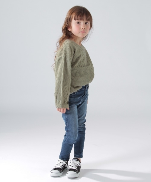 BAYFLOW（ベイフロー）の「BAYFLOW／[KIDS]ベーシックスキニーデニム 18SS（デニムパンツ・キッズ・ライトブルー/インディゴブルー/オフホワイト/ブラック/サックスブルー・X-LARGE/MEDIUM/LARGE/SMALL/XX-LARGE）」の8枚目の写真