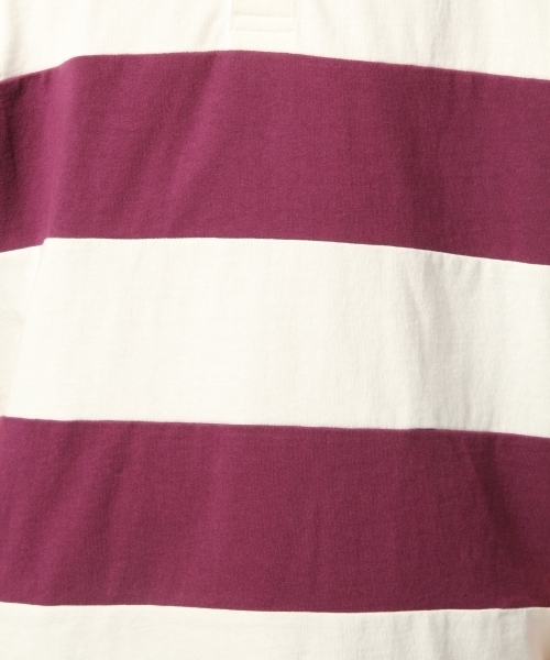 GLOBAL WORK（グローバルワーク）の「ラガーキリカエTEE半袖/795855（ポロシャツ・メンズ・ライトグリーン/ネイビー/ライトパープル・MEDIUM/SMALL/LARGE）」の14枚目の写真