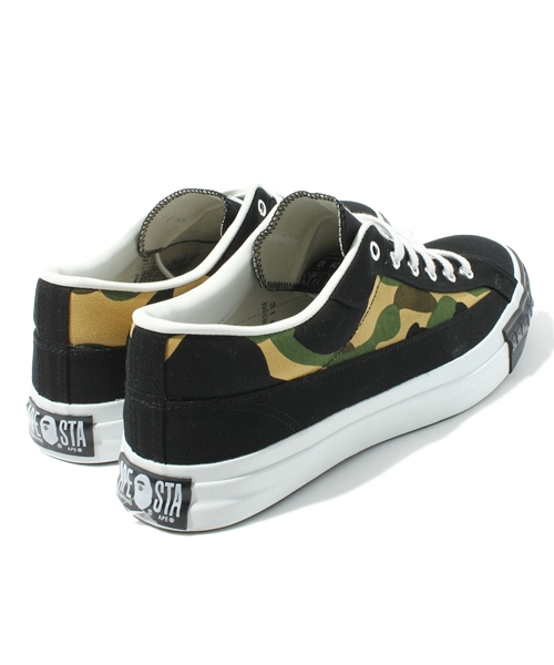 A BATHING APE（アベイシングエイプ）の「APESTA COURT（スニーカー・メンズ・ブラック/グリーン・8.5/9.5/11/7.5/7/9/8/10）」の5枚目の写真