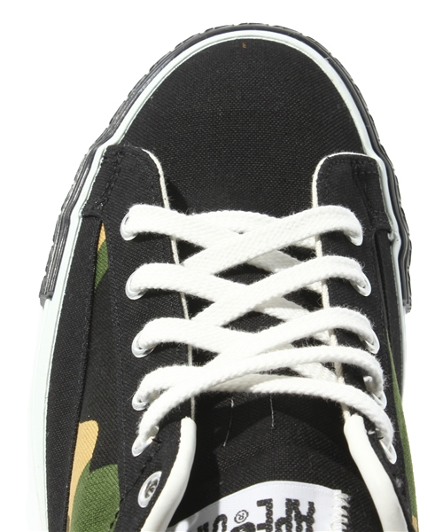 A BATHING APE（アベイシングエイプ）の「APESTA COURT（スニーカー・メンズ・ブラック/グリーン・8.5/9.5/11/7.5/7/9/8/10）」の6枚目の写真