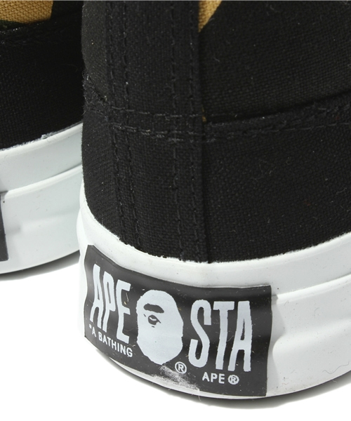 A BATHING APE（アベイシングエイプ）の「APESTA COURT（スニーカー・メンズ・ブラック/グリーン・8.5/9.5/11/7.5/7/9/8/10）」の9枚目の写真