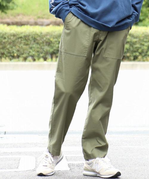 coen(コーエン)の「バックサテンベイカーテーパードパンツ(その他パンツ・メンズ・オリーブ/ネイビー・SMALL/MEDIUM/LARGE/X-LARGE)」の17枚目の写真