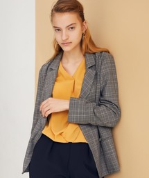 YECCA VECCA | Ｐ．グレンチェックジャケット(ミリタリージャケット)