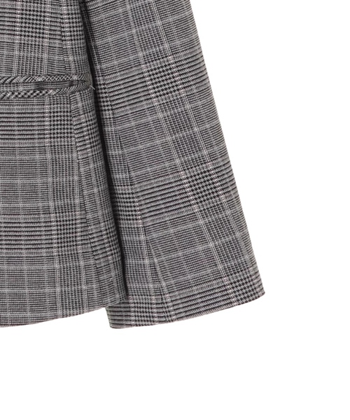 YECCA VECCA（イェッカヴェッカ）の「Ｐ．グレンチェックジャケット（ミリタリージャケット・レディース・チェック・FREE）」の9枚目の写真