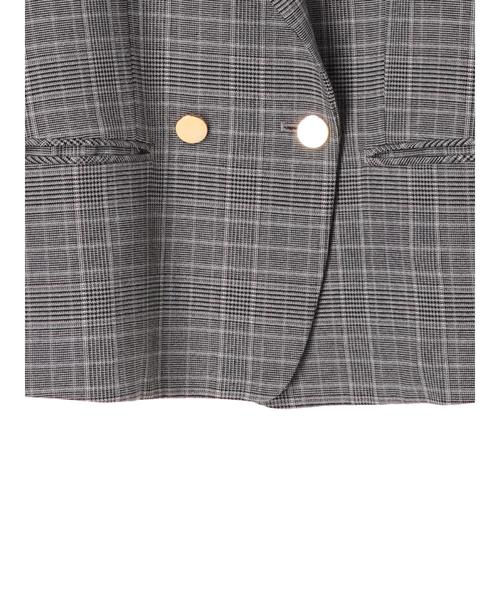 YECCA VECCA（イェッカヴェッカ）の「Ｐ．グレンチェックジャケット（ミリタリージャケット・レディース・チェック・FREE）」の13枚目の写真