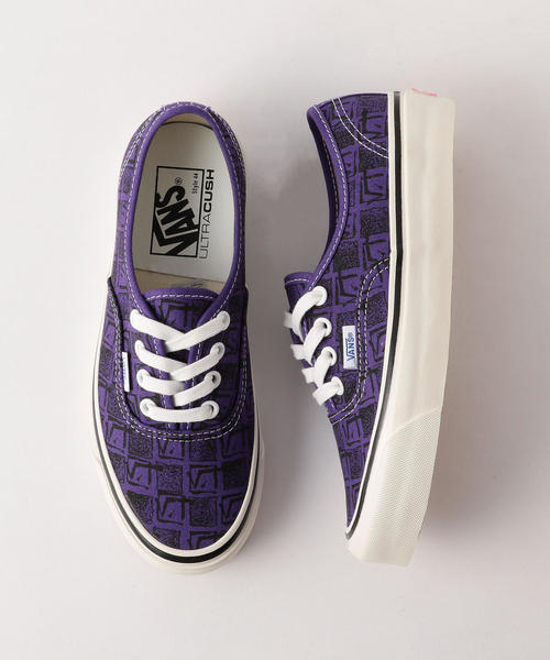 VANS（バンズ）の「＜VANS（バンズ）＞ANAHEIM AUTHENTIC オーセンティック SQUAREROOTスニーカー（スニーカー・レディース・ホワイト/コバルトブルー/パープル・5/4h/5h/6/6h）」の3枚目の写真