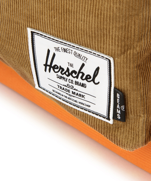 BEAMS（ビームス）の「□Herschel×BEAMS / 別注 “SETTLEMENT”（バックパック/リュック・メンズ・オリーブ/オレンジ/カモフラージュ・ONE SIZE）」の13枚目の写真