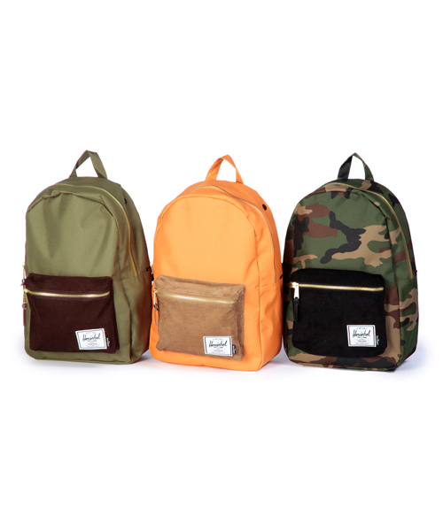 BEAMS（ビームス）の「□Herschel×BEAMS / 別注 “SETTLEMENT”（バックパック/リュック・メンズ・オリーブ/オレンジ/カモフラージュ・ONE SIZE）」の14枚目の写真