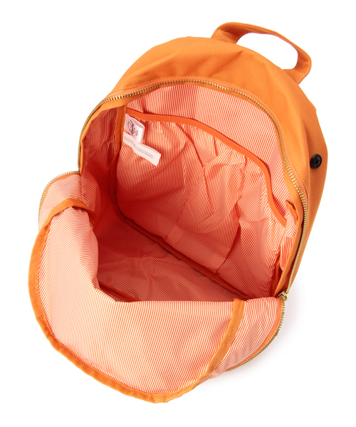 BEAMS（ビームス）の「□Herschel×BEAMS / 別注 “SETTLEMENT”（バックパック/リュック・メンズ・オリーブ/オレンジ/カモフラージュ・ONE SIZE）」の6枚目の写真