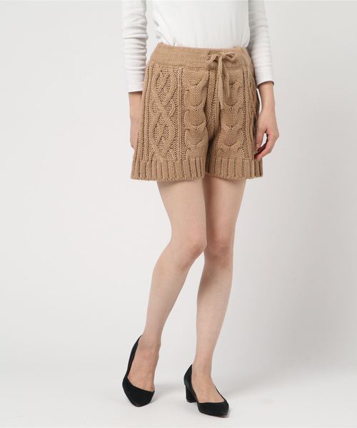 WEGO(ウィゴー)の「WEGO/ロービングケーブルショートパンツ(その他パンツ・レディース・ライトブラウン/ライトベージュ・FREE)」の16枚目の写真