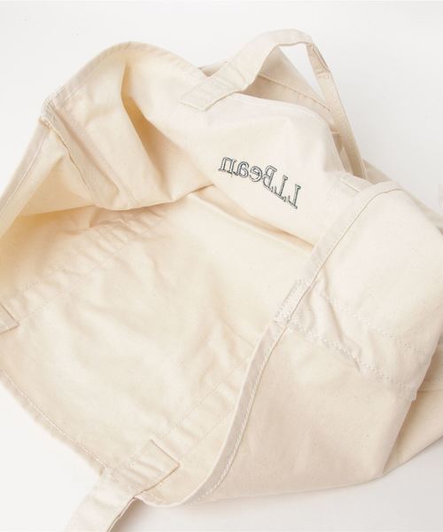 L.L.Bean(エルエルビーン)の「L.L.Bean GROCERY トート バッグ#(トートバッグ・メンズ・ネイビー/アイボリー・FREE)」の5枚目の写真