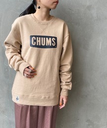 CHUMS | [CHUMS/チャムス] ボートロゴクルーネックスウェット/フロントロゴ/オーバーサイズ/ユニセックス(スウェット)