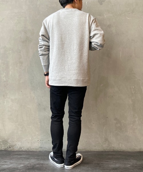 CHUMS（チャムス）の「[CHUMS/チャムス] ボートロゴクルーネックスウェット（スウェット・メンズ・ブラック/ネイビー/グレー/ネイビー×ホワイト/ナチュラル/ベージュ/ヘザーグレー・M/L）」の19枚目の写真