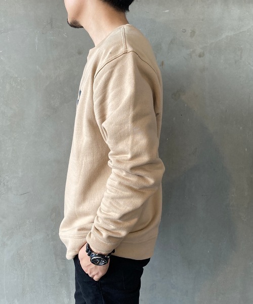 CHUMS（チャムス）の「[CHUMS/チャムス] ボートロゴクルーネックスウェット（スウェット・メンズ・ブラック/ネイビー/グレー/ネイビー×ホワイト/ナチュラル/ベージュ/ヘザーグレー・M/L）」の14枚目の写真