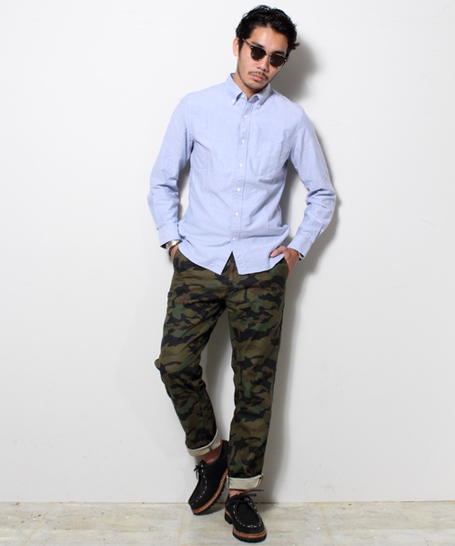 BEAMS PLUS（ビームスプラス）の「BEAMS PLUS / オックスフォード ボタンダウンシャツ (スリムフィット)（シャツ/ブラウス・メンズ・ホワイト/ブルー・X-SMALL/SMALL/MEDIUM/LARGE/X-LARGE）」の14枚目の写真