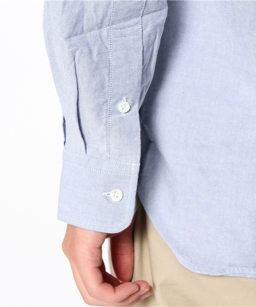 BEAMS PLUS（ビームスプラス）の「BEAMS PLUS / オックスフォード ボタンダウンシャツ (スリムフィット)（シャツ/ブラウス・メンズ・ホワイト/ブルー・X-SMALL/SMALL/MEDIUM/LARGE/X-LARGE）」の8枚目の写真