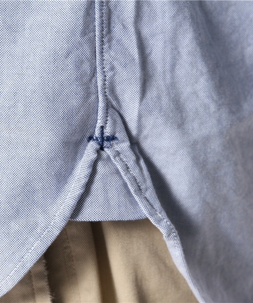 BEAMS PLUS（ビームスプラス）の「BEAMS PLUS / オックスフォード ボタンダウンシャツ (スリムフィット)（シャツ/ブラウス・メンズ・ホワイト/ブルー・X-SMALL/SMALL/MEDIUM/LARGE/X-LARGE）」の9枚目の写真