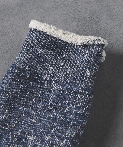 ROTOTO(ロトト)の「<RoToTo(ロトト)> DOUBLE FACE(ソックス/靴下・メンズ・オフホワイト/オリーブ/ダークグレー/ネイビー・MEDIUM)」の5枚目の写真