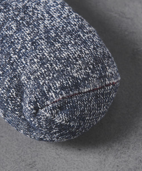 ROTOTO(ロトト)の「<RoToTo(ロトト)> DOUBLE FACE(ソックス/靴下・メンズ・オフホワイト/オリーブ/ダークグレー/ネイビー・MEDIUM)」の6枚目の写真