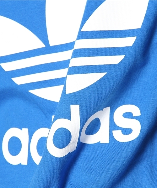 adidas Originals（アディダスオリジナルス）の「アディダス オリジナルス トレフォイル ロゴ Tシャツ adidas Originals ADI TREFOIL TEE（Tシャツ/カットソー・メンズ・グレー/ブルー・SMALL/LARGE/MEDIUM/X-LARGE）」の9枚目の写真