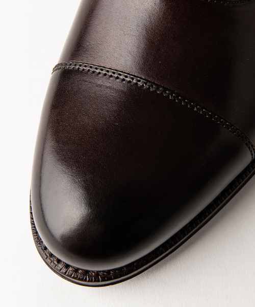 alfredoBANNISTER（アルフレッドバニスター）の「ハイクオリティ グッドイヤーストレートチップビジネスシューズ（ドレスシューズ・メンズ・ブラック/ダークブラウン/キャメル/ネイビー・44/40/41/42/43/39）」の7枚目の写真