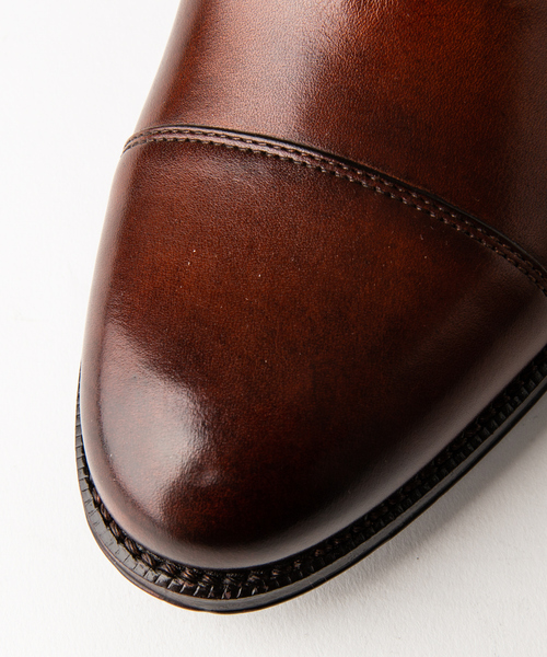 alfredoBANNISTER（アルフレッドバニスター）の「ハイクオリティ グッドイヤーストレートチップビジネスシューズ（ドレスシューズ・メンズ・ブラック/ダークブラウン/キャメル/ネイビー・44/40/41/42/43/39）」の6枚目の写真