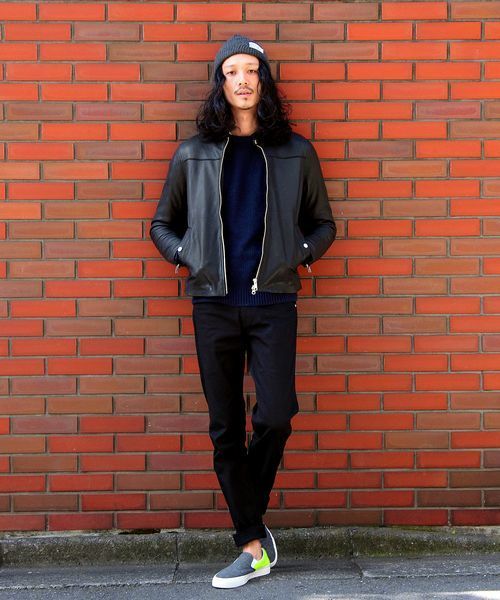 BEAUTY&YOUTH UNITED ARROWS（ビューティーアンドユースユナイテッドアローズ）の「BY ゴート パデッド ライダース ジャケット （fyowm）◆§（ライダースジャケット・メンズ・ブラック/ダークブラウン・LARGE/X-LARGE/MEDIUM/SMALL）」の13枚目の写真