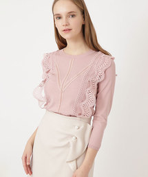 JILL STUART | ◆ビアンカレース七分袖ニット(ニット/セーター)
