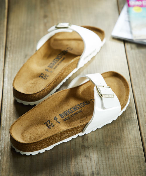 BIRKENSTOCK（ビルケンシュトック）の「BIRKENSTOCK Madrid マドリード　サンダル（サンダル・レディース・ホワイト/カーキ・38/36/37）」の2枚目の写真