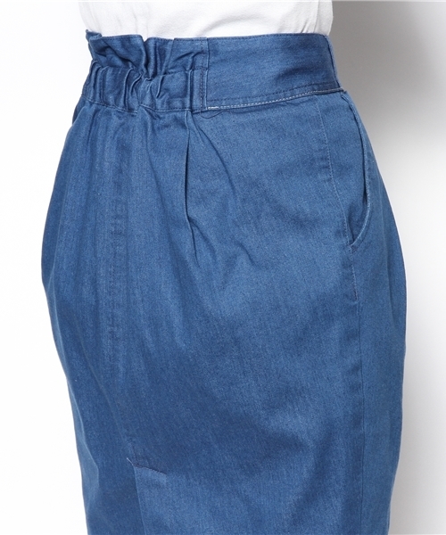 Another Edition（アナザーエディション）の「AE DNM TUCK SKⅡ #（スカート・レディース・コバルトブルー/オフホワイト・SMALL/MEDIUM）」の6枚目の写真