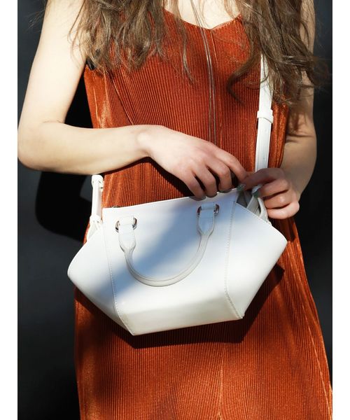 EMODA（エモダ）の「ブロックハンディバッグ（ハンドバッグ・レディース・ブラウン/ブラック/ホワイト・FREE）」の2枚目の写真
